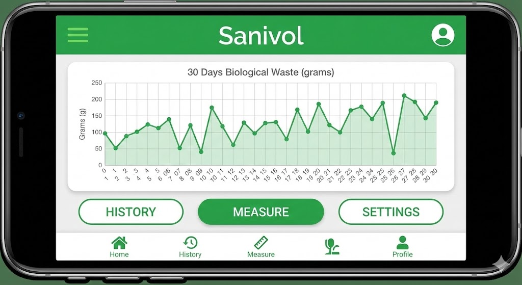 Sanivol App Interface